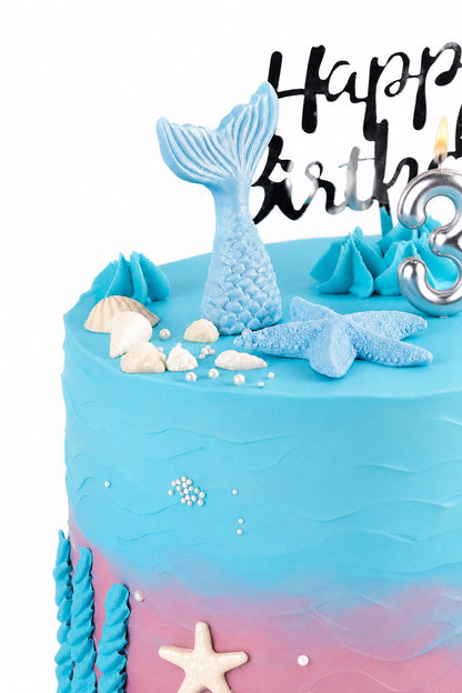 Mermaid Tail Birthday Cake